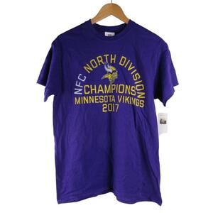 NFL Team Apparel 2017 NFC Champions Vikings T Shirt Medium NWT